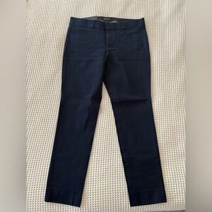 NWT Banana Republic Navy Sloan Trouser Pants in 2 Petite